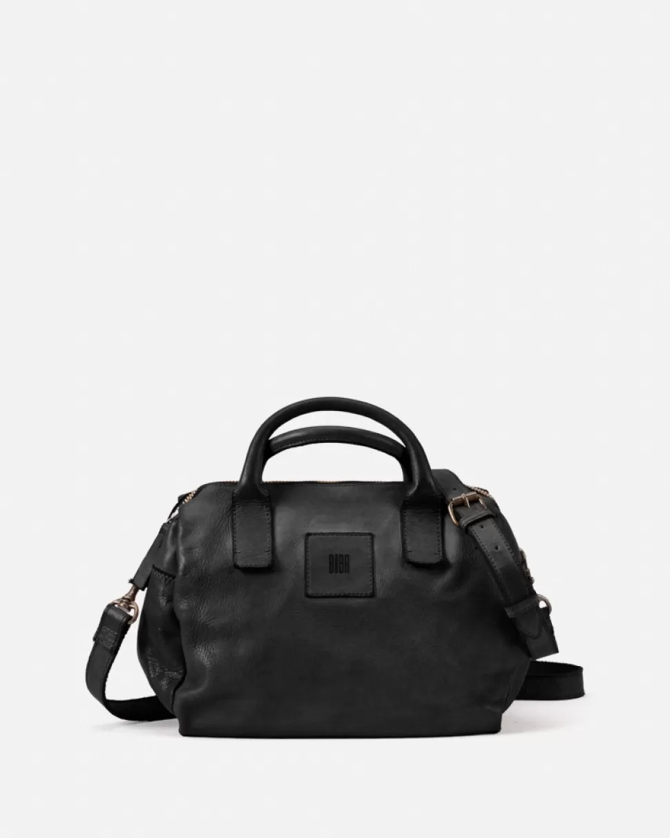 BIBA Leather Cross Bag Boston Black Shop