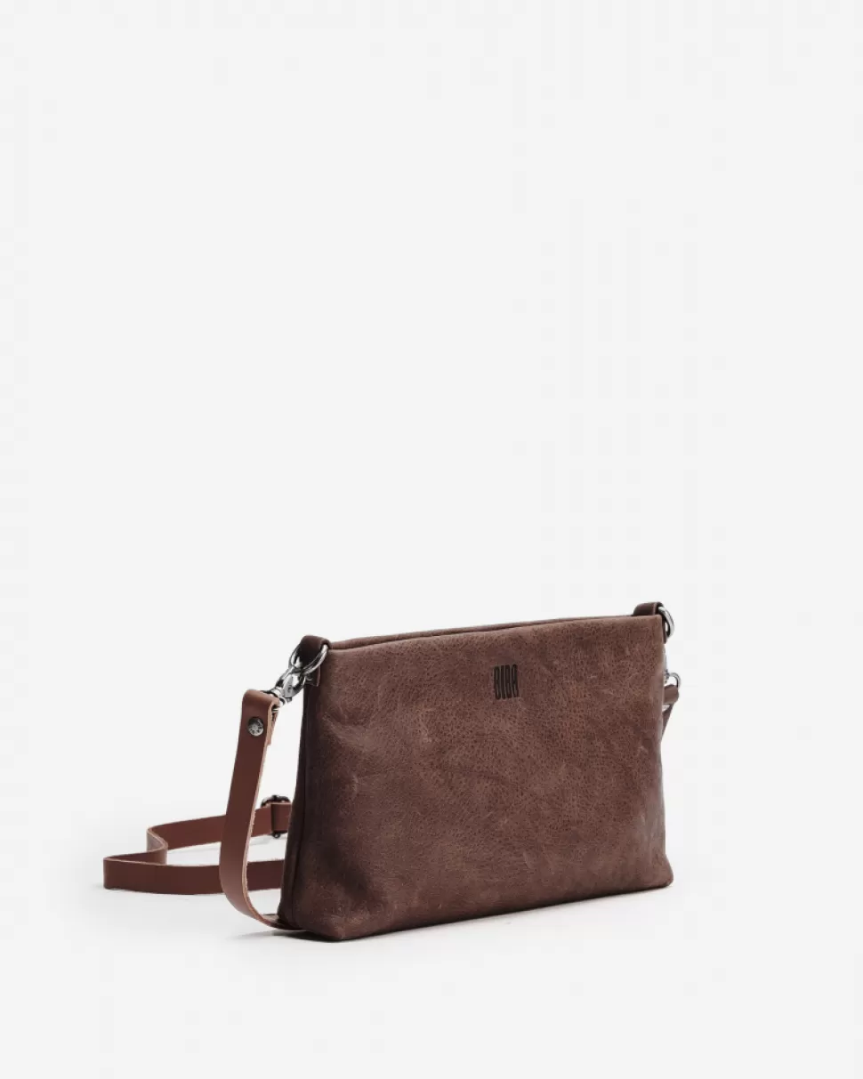 BIBA Leather Cross Bag Carolina Out Dark Brown Outlet