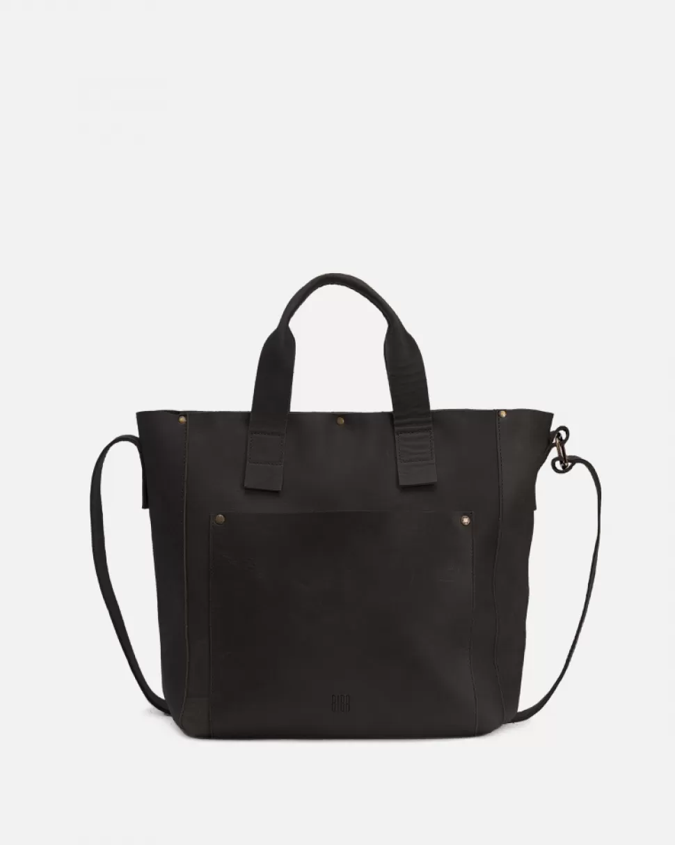 BIBA Leather Handbag Texas Black Store