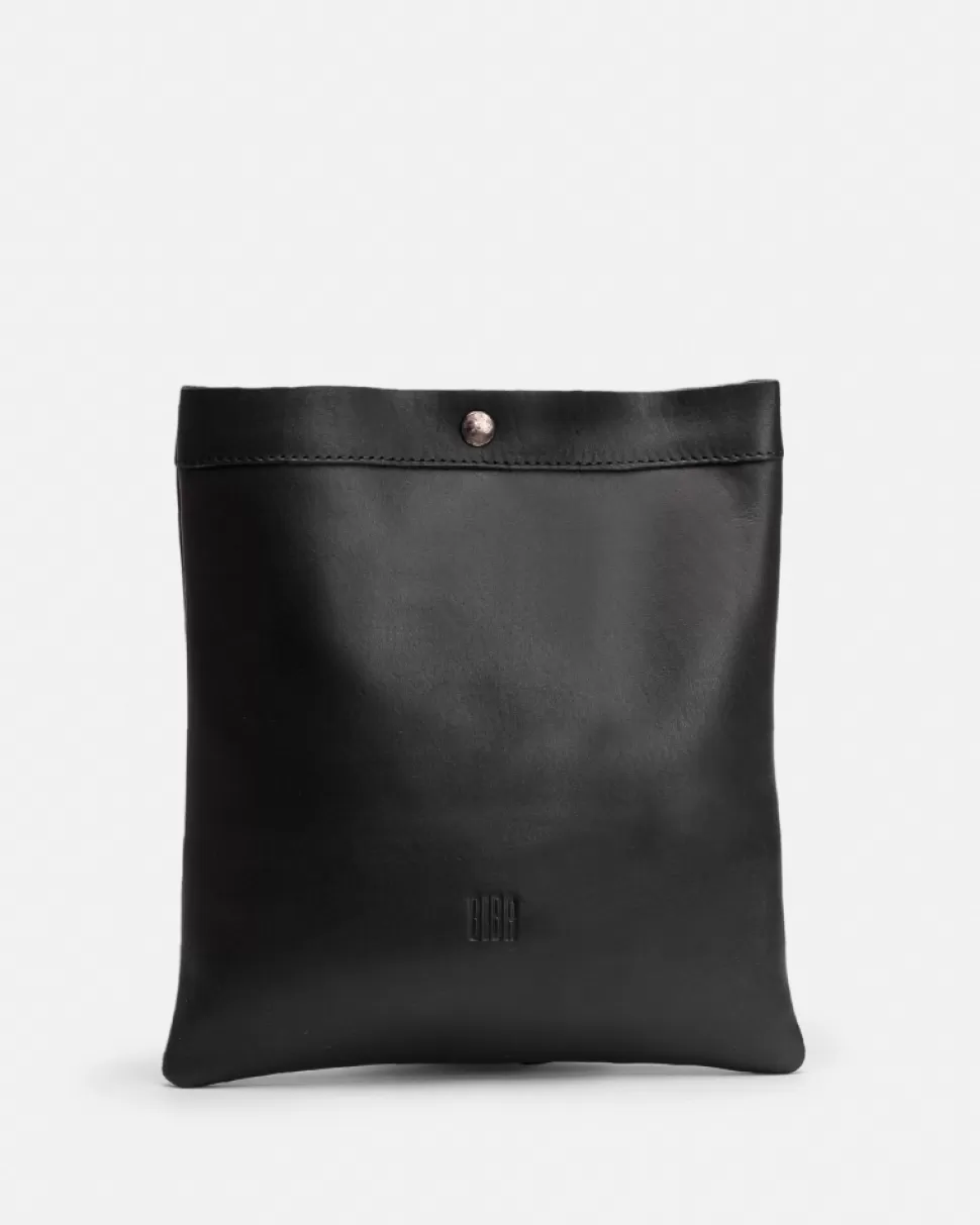 BIBA Leather Pencil Case Casual Black Clearance