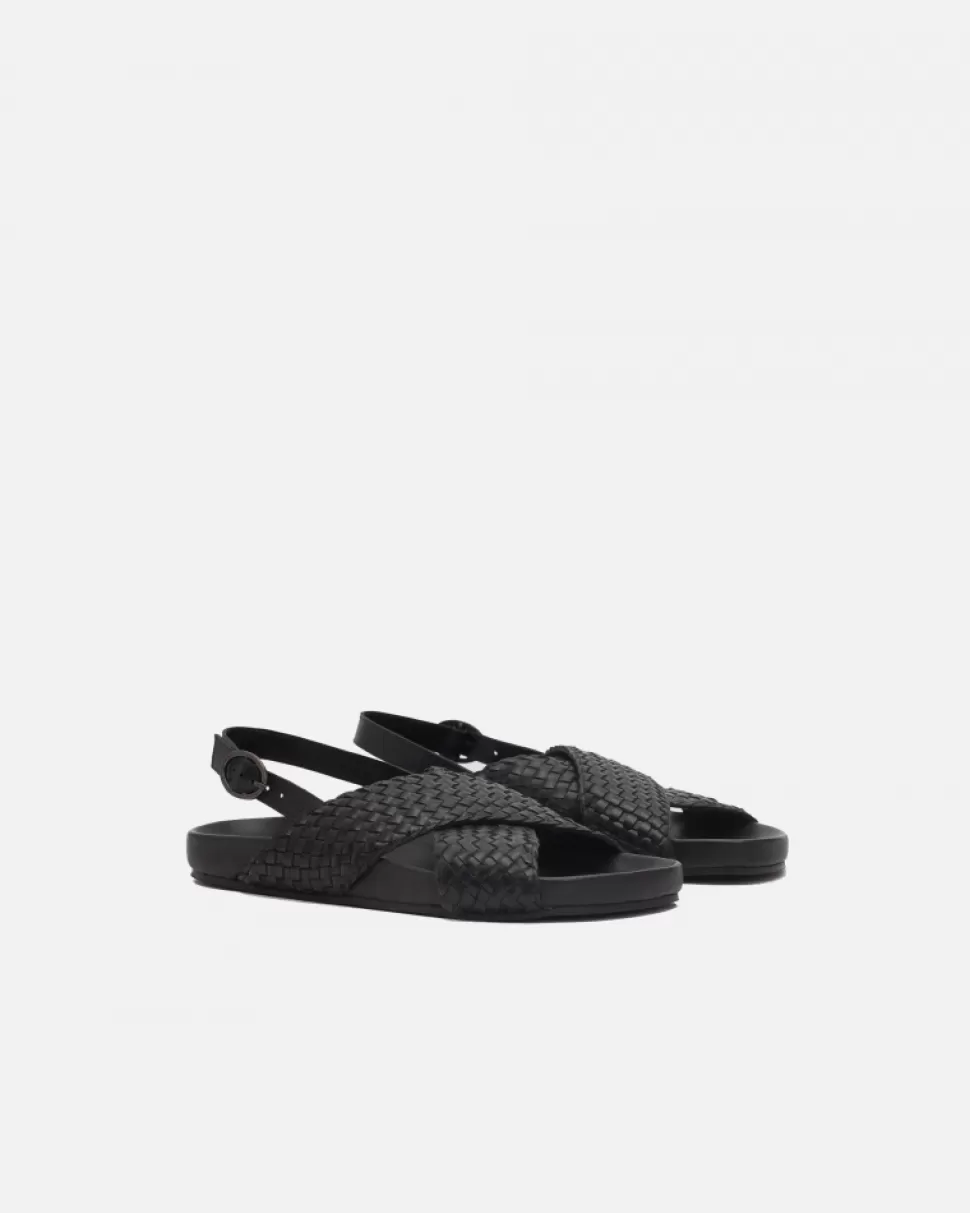 BIBA Leather Sandal Biscayne Black Best