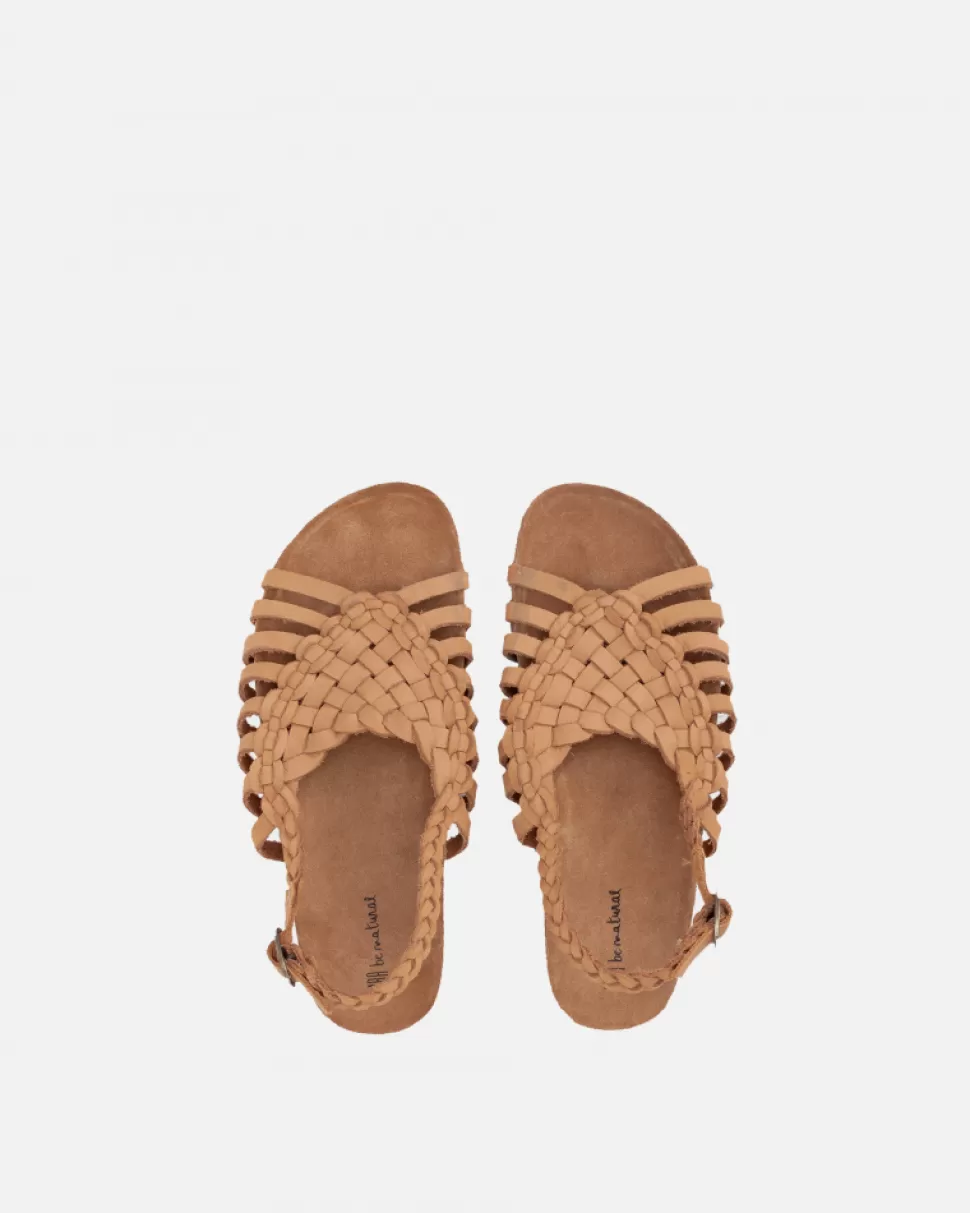 BIBA Leather Sandal Lawrence Tan Shop